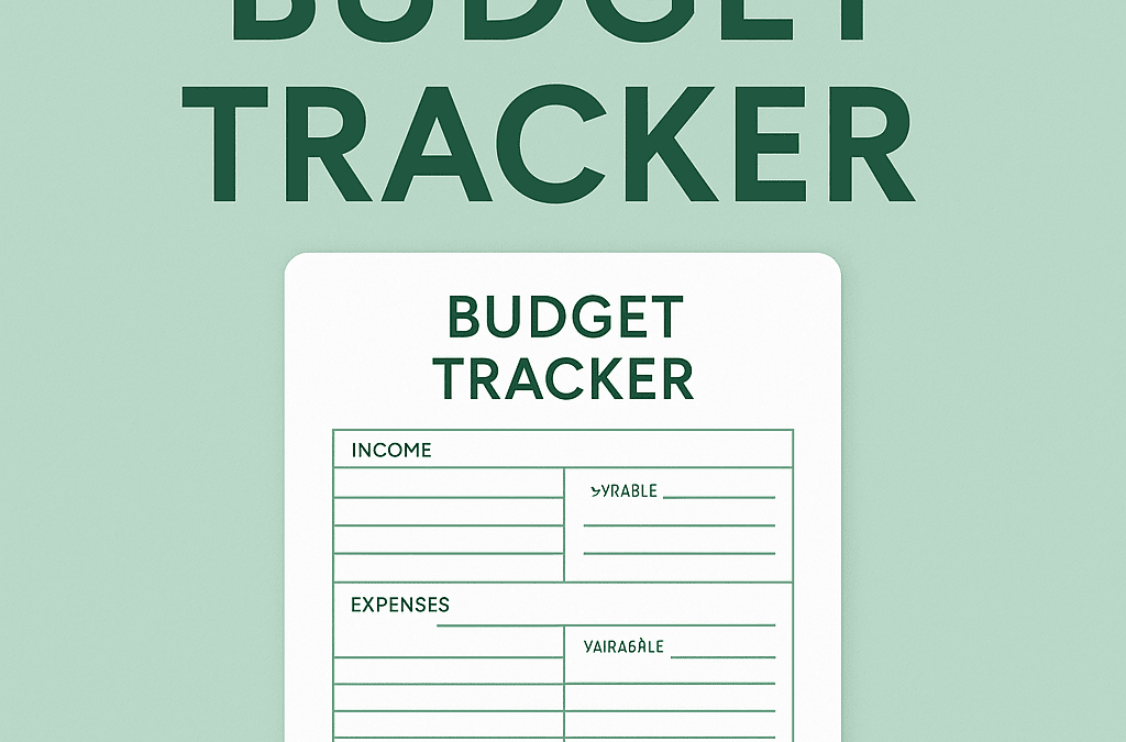 Free Printable Budget Tracker (Download Included)