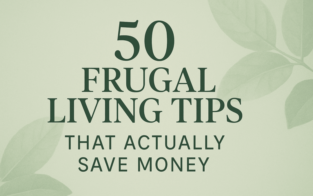 50 Frugal Living Tips That Actually Save Money
