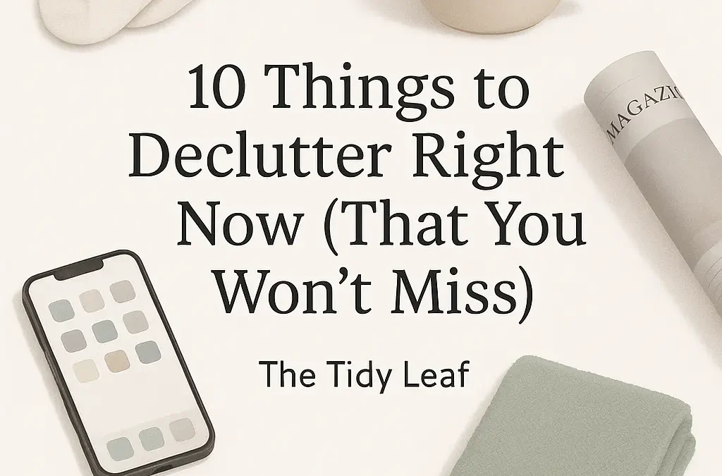 10 Things to Declutter Right Now (That You Won’t Miss)
