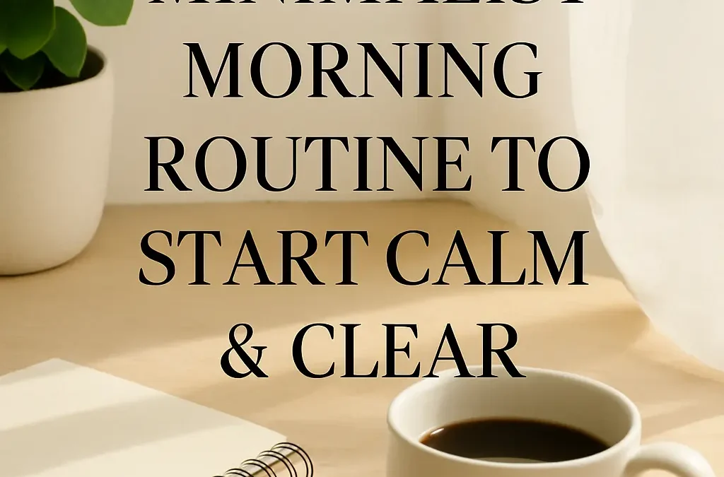 Minimalist Morning Routine to Start Calm & Clear