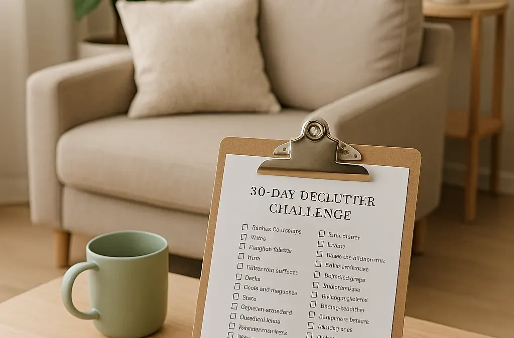 Declutter Challenge: 30 Days to a Simpler Home