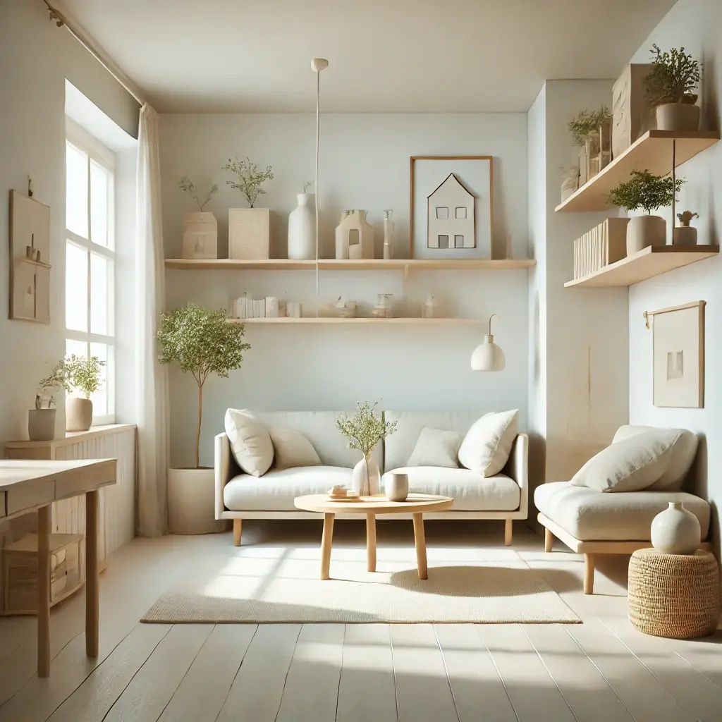 Minimalist Home Tour Living Space – Small Space Big Peace